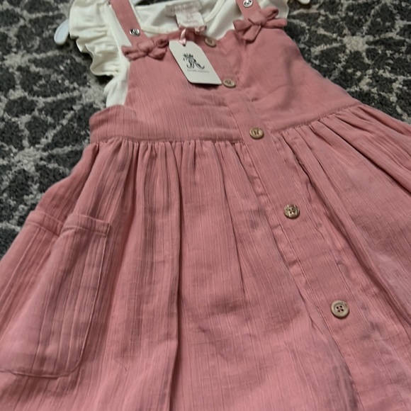 NWT Pink Dress w/Undershirt - Picture 4 of 5